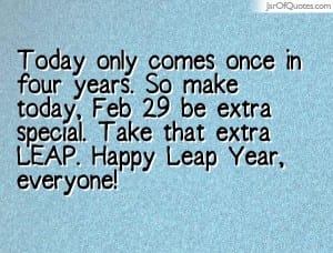 Happy Leap Year
