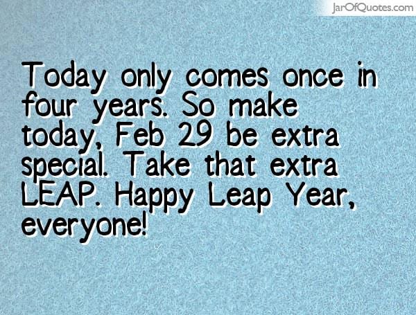 Happy Leap Year