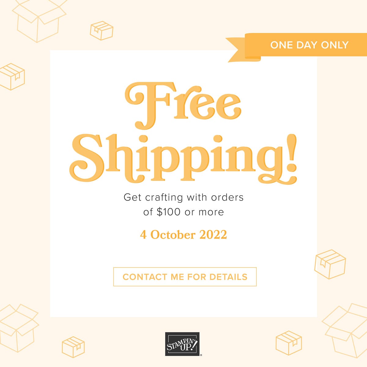 Free Shipping Oct 4, 2022