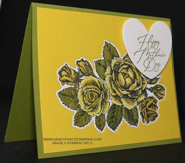 Stippled Roses Mother’s Day Card