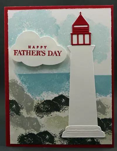 Lighthouse Point Happy Father's Day Card