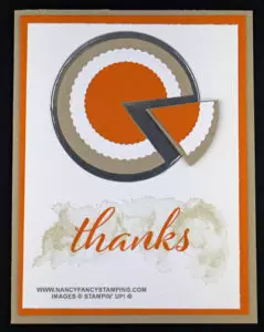 Pumpkin Pie Thanksgiving Card