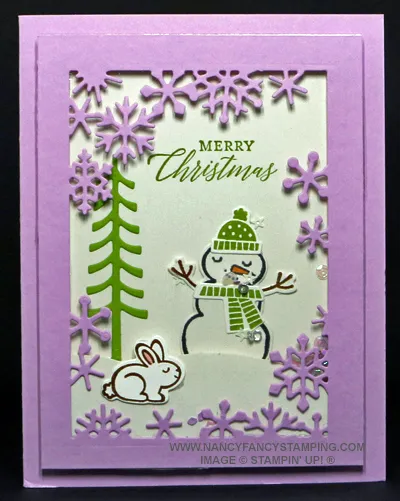 Snowman Shaker Card