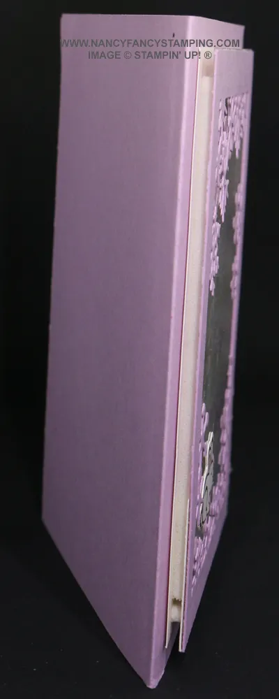 Shows a side view of all of the layers and how thick it is.