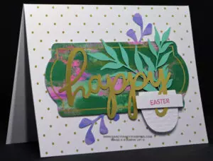 This is a Happy Easter Card from the Stampin' Up! March 2023 Paper Pumpkin Kit